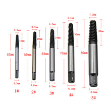 Load image into Gallery viewer, Damaged Broken Screw Remover Extractor Drill Bits 5/6/8Pcs Steel Durable Easy Out Remover Center Drill Damaged Bolts Remover Tool