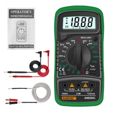 Load image into Gallery viewer, Digital Mini Multimeter Tester Auto Mmultimetro True Rms Tranistor Meter with NCV Data LCD Backlight Portable