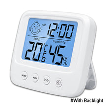 Load image into Gallery viewer, LCD Digital Temperature Humidity Meter Backlight Home Indoor Electronic Hygrometer Thermometer Weather Station Baby Room