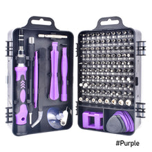 Load image into Gallery viewer, Multifunction Screwdriver Set 115 in 1 Professional Hex Torx PH2 Tips Magnetic Bits Screw Driver Mini Tool Case for Repair
