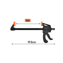 Load image into Gallery viewer, 4inch/6inch Woodworking Work Bar F Clamp Clip Hard Quick Ratchet Release DIY Carpentry Hand Tool Gadget