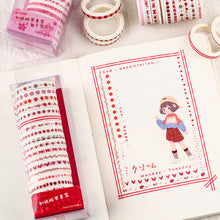 Load image into Gallery viewer, 20Pcs/Lot Multi-color Washi Tape Masking Tape DIY Scrapbooking Diary Journal Decoration Tape Adhesive Tapes Paper Stationery Sticker