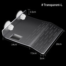 Load image into Gallery viewer, Large Transparent Turtle Basking Platform Fish Tank Aquarium Platform Turtle Resting Strong Suction Platform With 2 Suction Cups