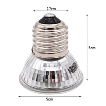 Load image into Gallery viewer, Heating Lamp UVA+UVB 3.0 Reptile Lizards Lamp Bulb Turtle Basking UV Light Pet Temperature Controller Tool 25/50/75W