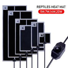 Load image into Gallery viewer, Pet Heating Pad Reptile Electric Blanket Warm Adjustable Temperature Controller Incubator Mat Tools Reptiles Supplies