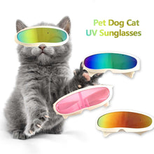 Load image into Gallery viewer, Cool Fashion Pet Cat Dog Goggles UV Sunglasses Funny Cute Cat Small Dog Windproof Eye Wear Sun glasses for Kitten Photography Props Cosplay