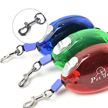 Load image into Gallery viewer, 2.5m Mini Automatic Retractable Dog Leash Rope Outdoor Training Pet Leash Belt Roulette Long Lanyard Puppy Small Dogs Lead Stuff