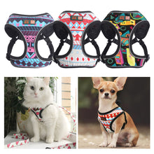 Load image into Gallery viewer, Cute Reflective Small Dog Cat Harness Vest Print Puppy Cat Harness Mesh Harness for Small Dogs Cat