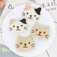 Load image into Gallery viewer, Latest Design Catnip Toy with Cat Face Cartoon Cat Head White and Beige Available Now