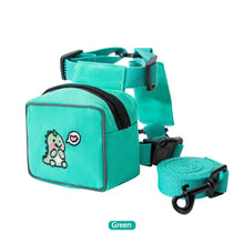Load image into Gallery viewer, 1.5M Outdoor Dog Leashes Cat Backpack Traction Rope Vest Small Dog Chest Strap Snack Bag Dog Walking Chain Decoration Bags Pet Supplies