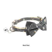 Load image into Gallery viewer, Lovely Daisy Sunflower Print Fabric Cotton Polyester Pet Dog Cat Collar Bow Tie Blue Pink Bowknot Cute for Small Middle Dog Cats