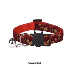 Load image into Gallery viewer, Pet Cat Dog Safety Plaid Cat Collar Buckles With Bell Adjustable Cat Buckle Collars Suitable Kitten Puppy Accessories Supplies
