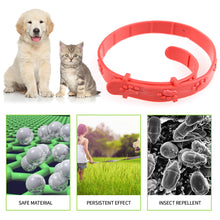 Load image into Gallery viewer, Adjustable Pet Dog Antiparasitic Collar Dog Anti Flea And Tick Collar Cat Mosquitoe Repellent Pet Collar Cat Lice Collars Deworming Collars Supplies