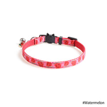 Load image into Gallery viewer, Adjustable Cute Cat Collars Puppy Kitten Necklace Fruits Pattern Cats Rabbit Buckle Collar with Bells Cat Accessories Pet Product