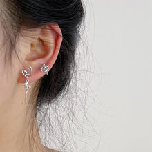 Load image into Gallery viewer, 3pcs/set Fashion Design Zircon Butterfly Ear Bones Clip Silver Earrings Women Elegant Pearl No Piercing Cartilage Ear Jewelry