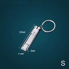Load image into Gallery viewer, Foldable Ultra-thin Portable Stainless Steel Nail Toe Cutter Trimmer Creative Nail Scissor Manicure Pedicure Tool Fingernail Clipper