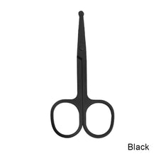 Load image into Gallery viewer, Mini Stainless Steel Nose Hair Scissors Portable Round Head Beauty Trimmer Nose Hair Clipper Ergonomics Nose Hair Cutter