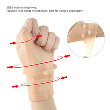Load image into Gallery viewer, Silicone Gel Tenosynovitis Elastic Wrist Compression Thumb Support Carpal Tunnel SEBS Magnetic Wrist Support Brace Typing Pain