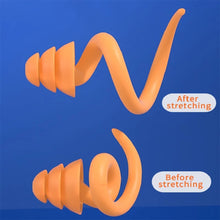 Load image into Gallery viewer, Waterproof Sleeping Silicone Earplugs Noise Reduction Earplug Hearing Protection Anti-Noise Plug for Travelling Sleep Promotion