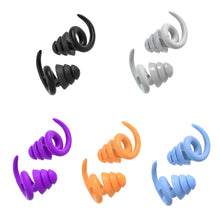 Load image into Gallery viewer, Waterproof Sleeping Silicone Earplugs Noise Reduction Earplug Hearing Protection Anti-Noise Plug for Travelling Sleep Promotion