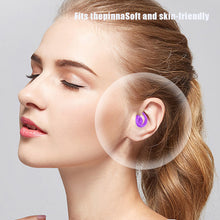 Load image into Gallery viewer, Waterproof Sleeping Silicone Earplugs Noise Reduction Earplug Hearing Protection Anti-Noise Plug for Travelling Sleep Promotion