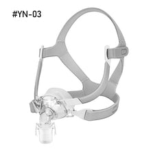 Load image into Gallery viewer, YF/YN Nasal Mask S/M/L 3 Sizes with Headgear and Head Pad Suitable for CPAP Machine Oxygenerator Connect Hose and Face