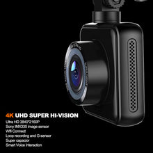 Load image into Gallery viewer, 4K 2160P Recording IPS Dash Cam Car Camera DVR Built-In GPS Wi-Fi Night Vision WDR Motion Detection Loop Recording