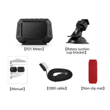 Load image into Gallery viewer, Car GPS OBD2 HUD Gauge Digital Speedometer Head Up On-board Computer Display Vehicle System Driving Turbo Speed Alarm Sensor