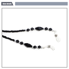 Load image into Gallery viewer, Fashion Glasses Chain Diamond Black Glasses Chain Decorative Lanyard For Sunglasses Reading Glasses Glasses Accessories
