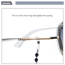 Load image into Gallery viewer, Fashion Glasses Chain Diamond Black Glasses Chain Decorative Lanyard For Sunglasses Reading Glasses Glasses Accessories