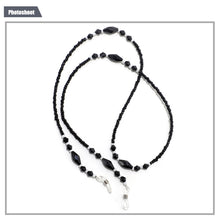 Load image into Gallery viewer, Fashion Glasses Chain Diamond Black Glasses Chain Decorative Lanyard For Sunglasses Reading Glasses Glasses Accessories