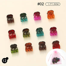 Load image into Gallery viewer, Fashion Women Small Delicate Hairpin Acrylic Mini Hairpin Bang Clip Girls Fashion Hair Accessories