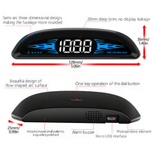 Load image into Gallery viewer, Car HUD GPS Head Up Display Smart Speedometer Digital Gauge Compass Speed Clock Driving Distance Display Speed Alarm