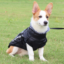 Load image into Gallery viewer, Winter Coat Waterproof Windproof Dog Jacket with Harness & Furry Collar Warm Dog Clothes Outdoor Dog Vest with Reflective Strips