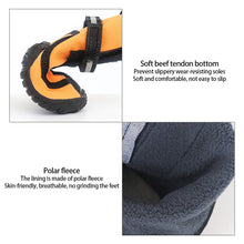 Load image into Gallery viewer, Four season Waterproof Pet Shoes for Small to Large Dog Oxford Bottom Reflective Bandages Pet Rain Boots Large Dog Shoes