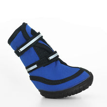 Load image into Gallery viewer, Four season Waterproof Pet Shoes for Small to Large Dog Oxford Bottom Reflective Bandages Pet Rain Boots Large Dog Shoes