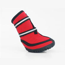 Load image into Gallery viewer, Four season Waterproof Pet Shoes for Small to Large Dog Oxford Bottom Reflective Bandages Pet Rain Boots Large Dog Shoes