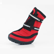 Load image into Gallery viewer, Four season Waterproof Pet Shoes for Small to Large Dog Oxford Bottom Reflective Bandages Pet Rain Boots Large Dog Shoes