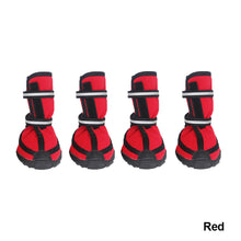 Load image into Gallery viewer, Four season Waterproof Pet Shoes for Small to Large Dog Oxford Bottom Reflective Bandages Pet Rain Boots Large Dog Shoes