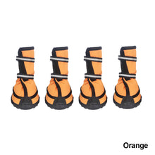 Load image into Gallery viewer, Four season Waterproof Pet Shoes for Small to Large Dog Oxford Bottom Reflective Bandages Pet Rain Boots Large Dog Shoes