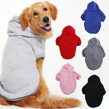 Load image into Gallery viewer, Autumn and Winter Puppy Hoodie Clothing Cat Sweater T Shirt Without Pocket Big Dog Sport Shirt Pet Vest Pet Clothes