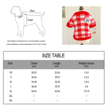 Load image into Gallery viewer, Autumn and Winter Pet Warm Fleece Flower Plaid Sweater Puppy Dog Cat Soft Coat Shirt Jacket Teddy Bichon Pomeranian Schnauze Dog Clothes