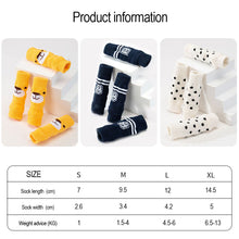 Load image into Gallery viewer, 4Pcs Pet Socks for Small Dogs Socks Non-slip Kitten Socks Winter Warm Puppy Socks Soft Cat Socks for Christmas Dog Supplies