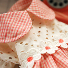 Load image into Gallery viewer, Spring Summer Autumn Dog Cat Princess Dress Pet Hollow Pink Plaid Dress Pet Clothes Comfortable Soft Puppuy Dogs Cats Dress Pet Clothes