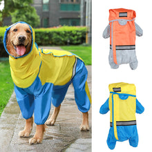 Load image into Gallery viewer, Pets Dog Clothes Dog Riancoat Jumpsuit Rain Coat for Dogs Pet Cloak Labrador Waterproof Golden Retriever Jacket