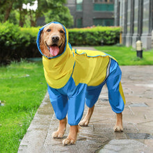 Load image into Gallery viewer, Pets Dog Clothes Dog Riancoat Jumpsuit Rain Coat for Dogs Pet Cloak Labrador Waterproof Golden Retriever Jacket