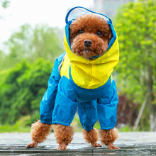 Load image into Gallery viewer, Pets Dog Clothes Dog Riancoat Jumpsuit Rain Coat for Dogs Pet Cloak Labrador Waterproof Golden Retriever Jacket