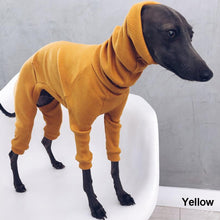 Load image into Gallery viewer, Solid Four-legged Rib Dog Clothes Turtleneck Pet Sweater for Whippet Italian Greyhound Winter Pullover Jumpsuit for Big Dogs