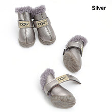 Load image into Gallery viewer, 4Pcs/Set Winter Pet Dog Shoes Warm Snow Boots Waterproof For Small Dogs Cotton Non Slip Pet Outdoor Supplies Botas Perro
