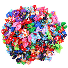 Load image into Gallery viewer, 10Pcs Dog Hair Bows Diamond Dog Hair Accessories Rubber Bands Dog Bows Dogs Pets Hair Accessories Pet Grooming Products